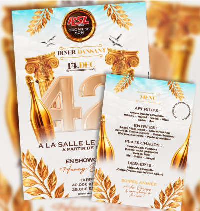 Affiche DINER DANSANT RSL RADIO au PLALADA