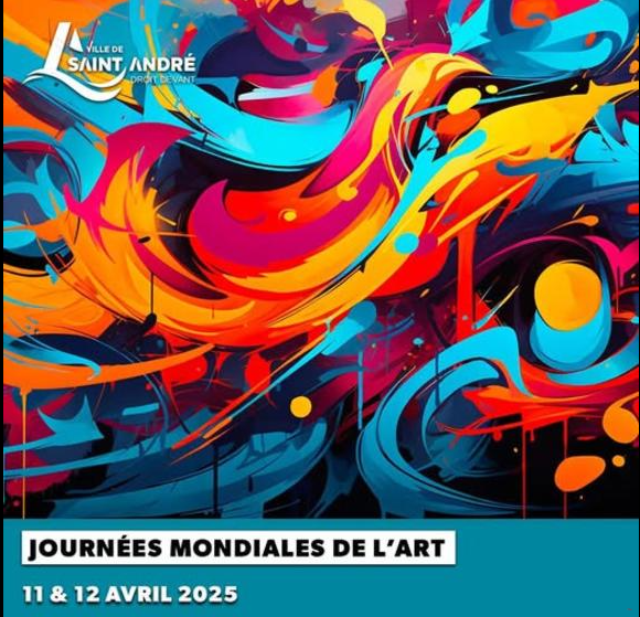 Affiche Journée mondiale de l'Art à Saint-André