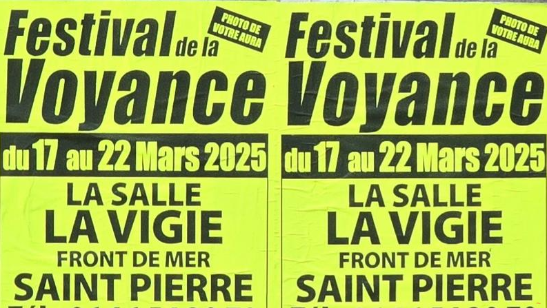 Affiche Festival de la voyance