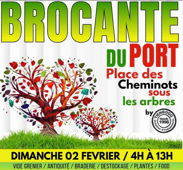 Affiche BROCANTE DU PORT