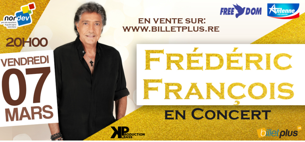 Affiche FREDERIC FRANCOIS en concert