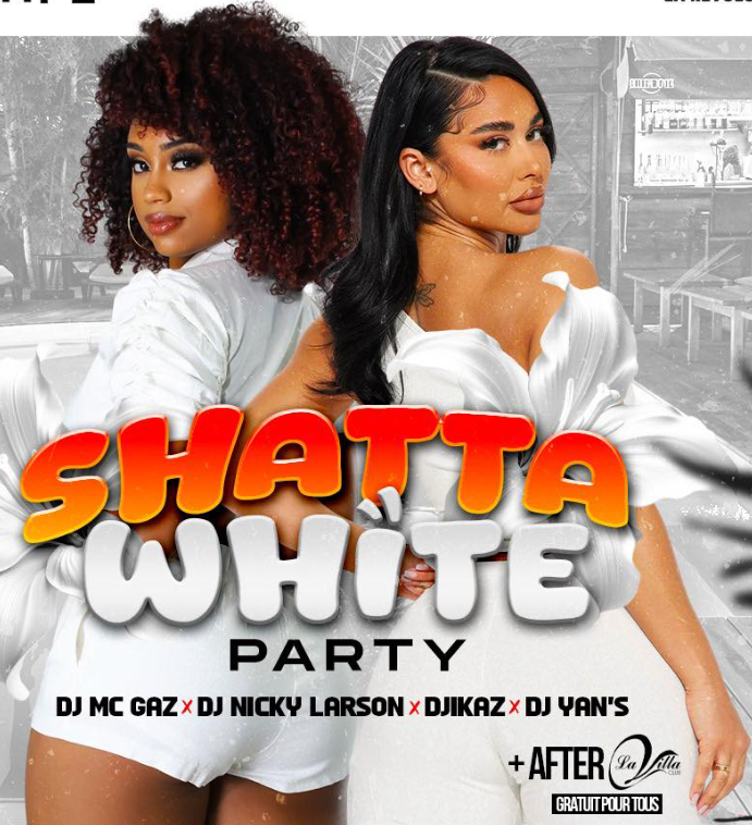 Affiche SHATTA WHITE BIRTHDAY PARTY 1