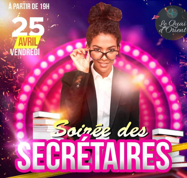 Affiche SOIRÉE DES SECRÉTAIRES