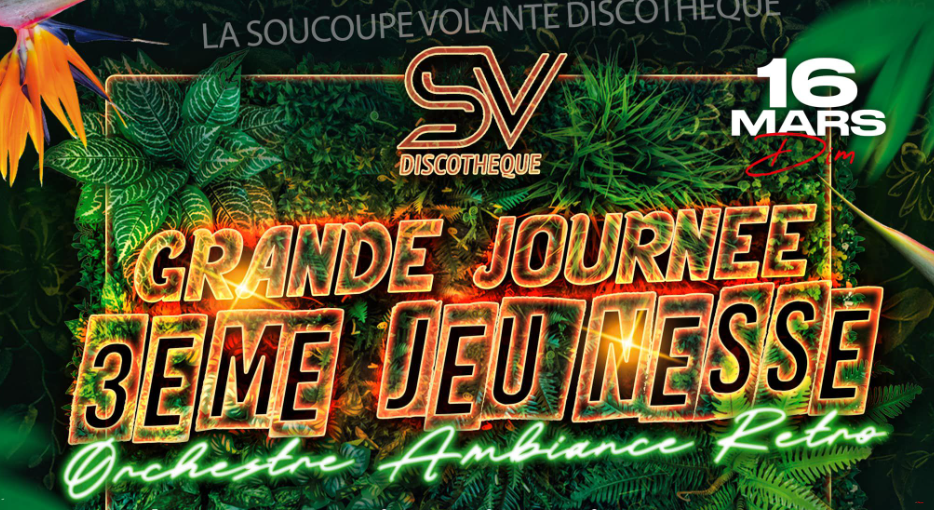 Affiche GRANDE JOURNÉE TROISIÈME JEUNESSE