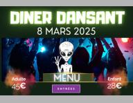 DINER DANSANT 8 MARS au V'SO De Ti Paul