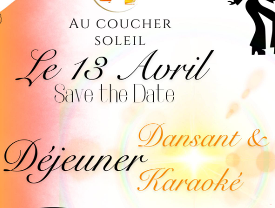 Affiche Déjeuner Dansant et Karaoké