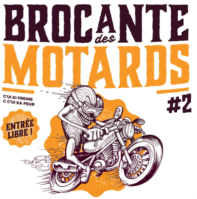 Affiche BROCANTE DES MOTARDS #2