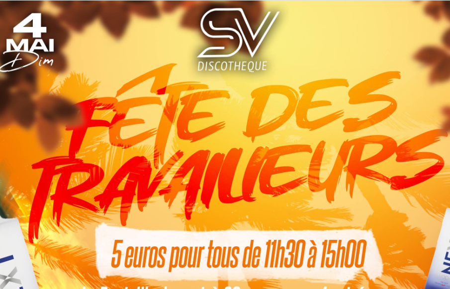 Affiche FÊTE DES TRAVAILLEURS 