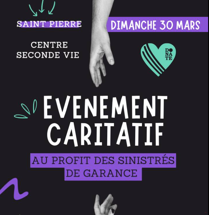 Affiche ÉVÉNEMENT CARITATIF : Appel à la solidarité après Garance