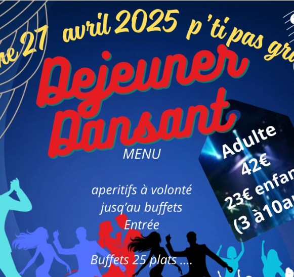Affiche Déjeuner Dansant au Cap Marine 2