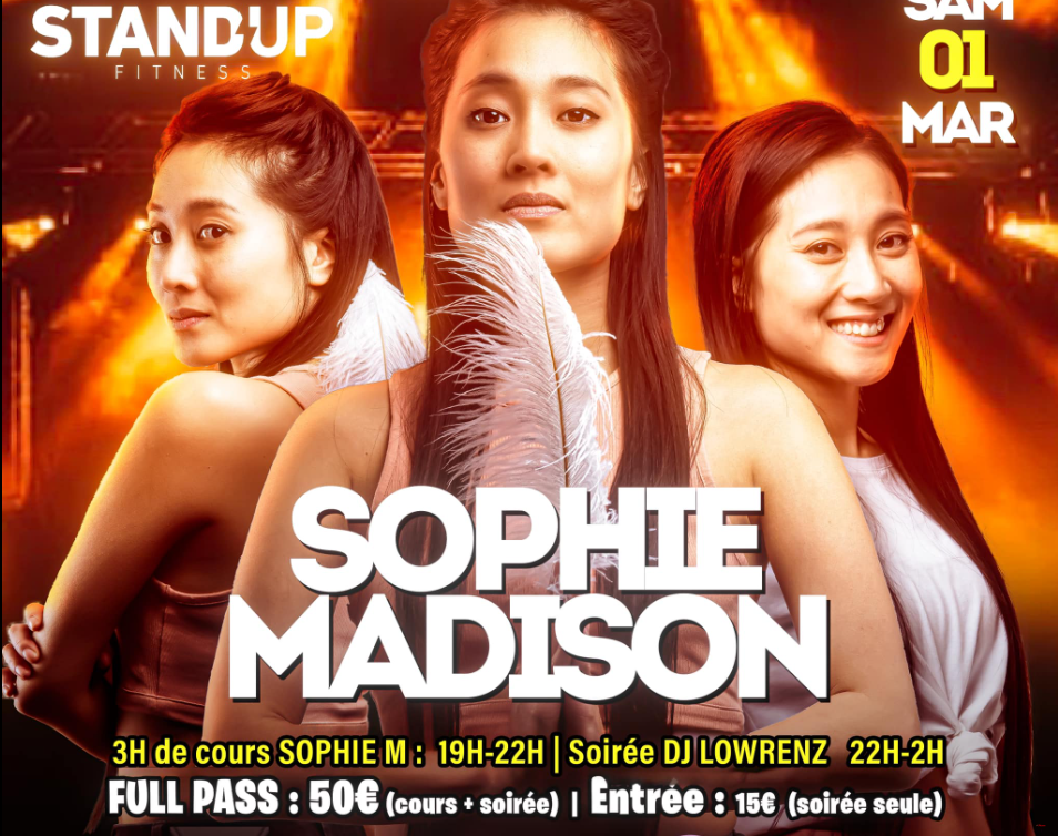 Affiche SOPHIE MADISON A LA REUNION