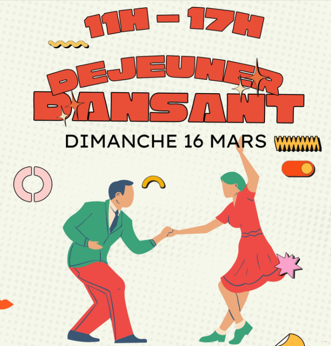 Affiche DEJEUNER DANSANT AU ZAMBROZADE