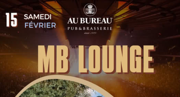 Affiche MB LOUNGE EN LIVE