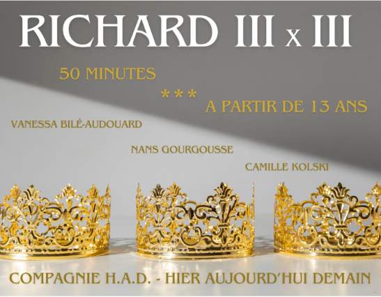Affiche RICHARD III X III