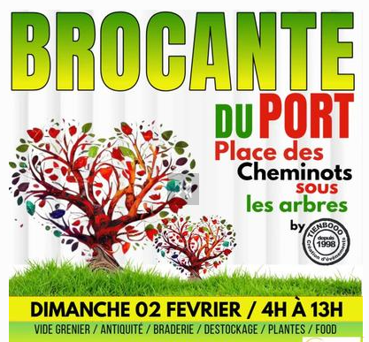 Affiche Brocante du Port