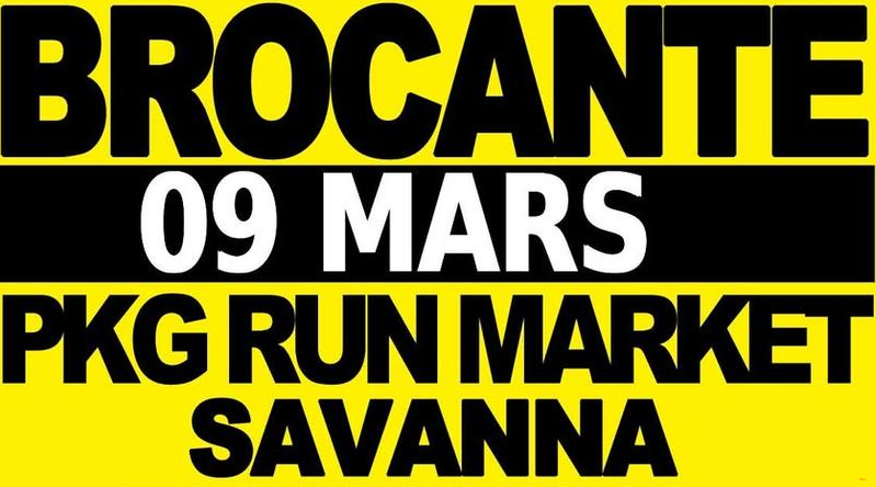 Affiche Brocante de Savanna - Saint-Paul