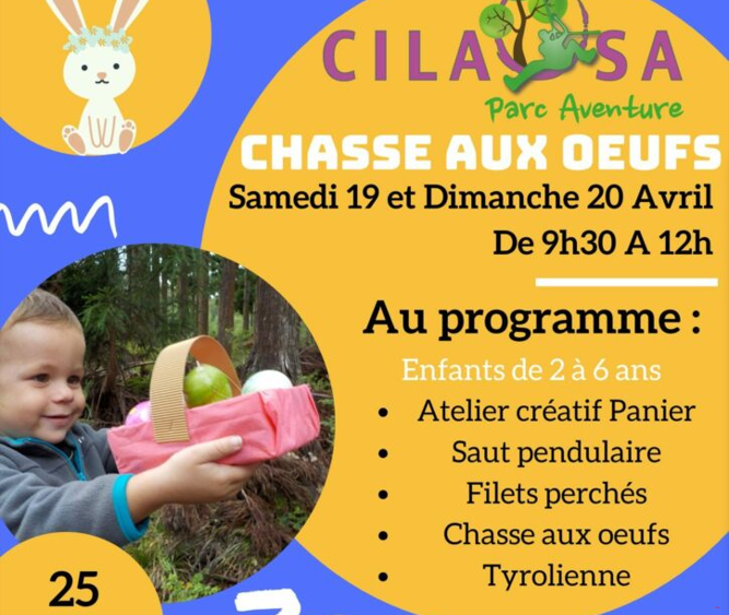 Affiche Chasse aux Œufs – Cilaosa Parc Aventure