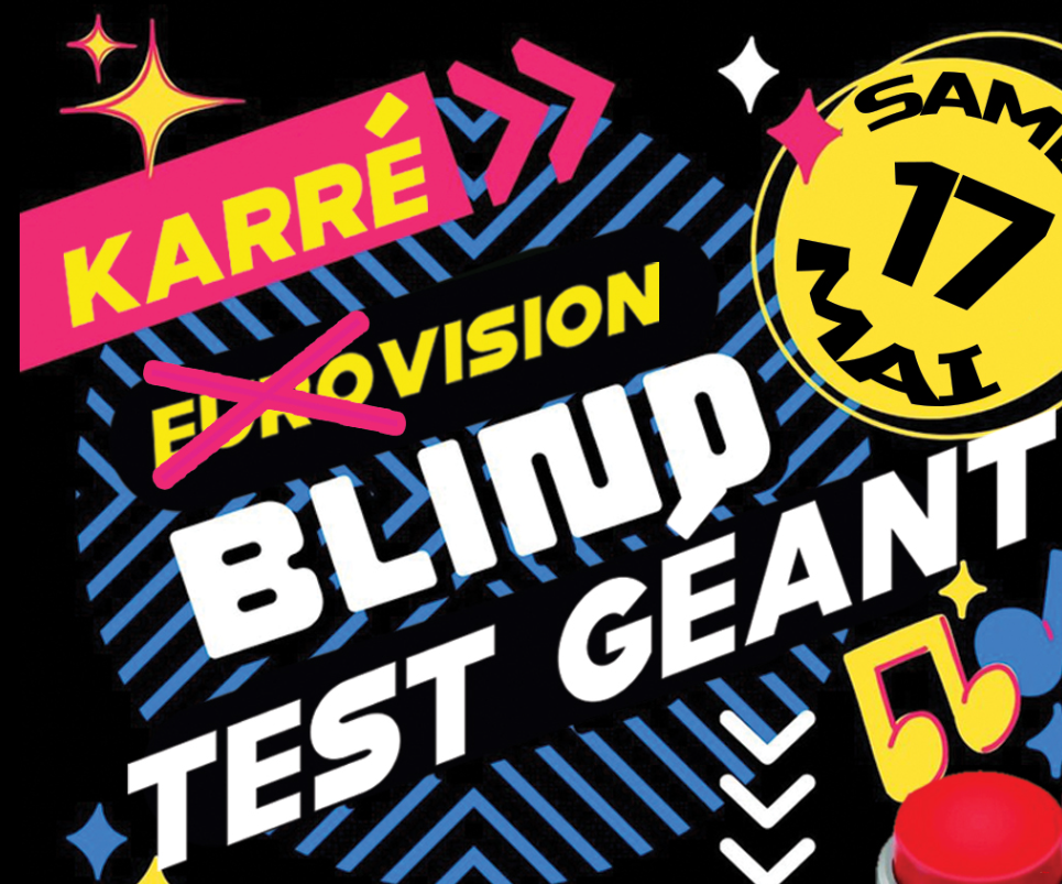 Affiche KARRÉ VISION – BLIND TEST GÉANT