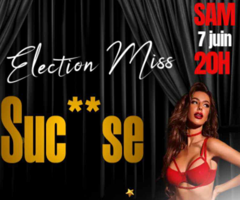 Affiche ÉLECTION MISS SUC**SE