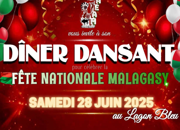 Affiche FÊTE NATIONALE MALAGASY 2025