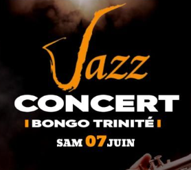 Affiche JAZZ AVEC BONGO TRINITÉ