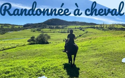 Affiche RANDONNÉE À CHEVAL