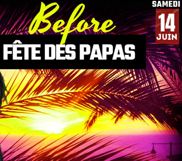 Affiche BEFORE FÊTE DES PAPAS