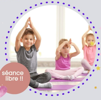 Affiche YOGA ENFANT AVEC CÉCILE
