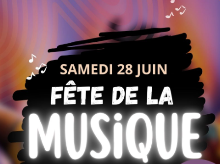 Affiche FÊTE DE LA MUSIQUE AUX TROIS-BASSINS
