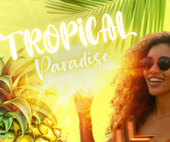 Affiche TROPICAL PARADISE