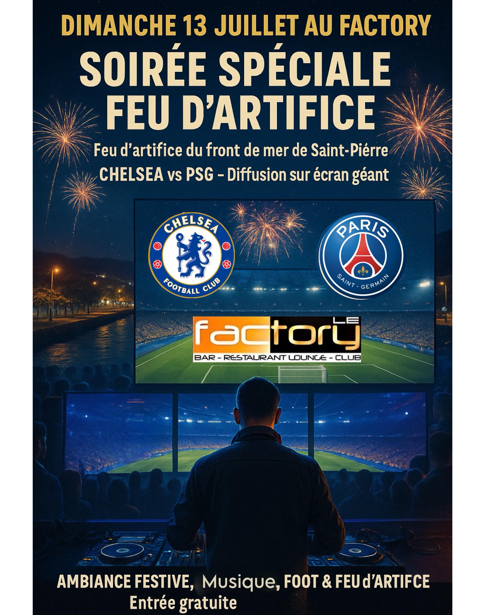 Affiche PSG vs Inter