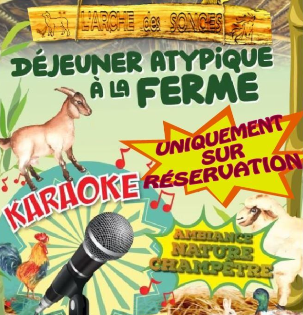 DÉJEUNER ATYPIQUE À LA FERME