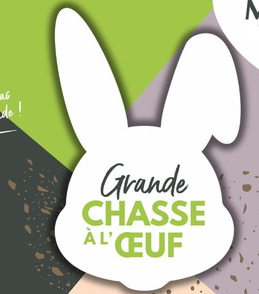Affiche Grande Chasse à l'Œuf chez Magasin Vert