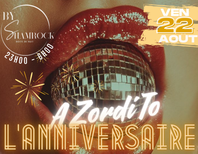 À ZORDI TO L'ANNIVERSAIRE