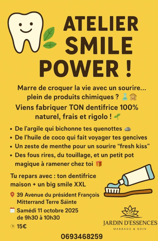 Affiche ATELIER SMILE POWER