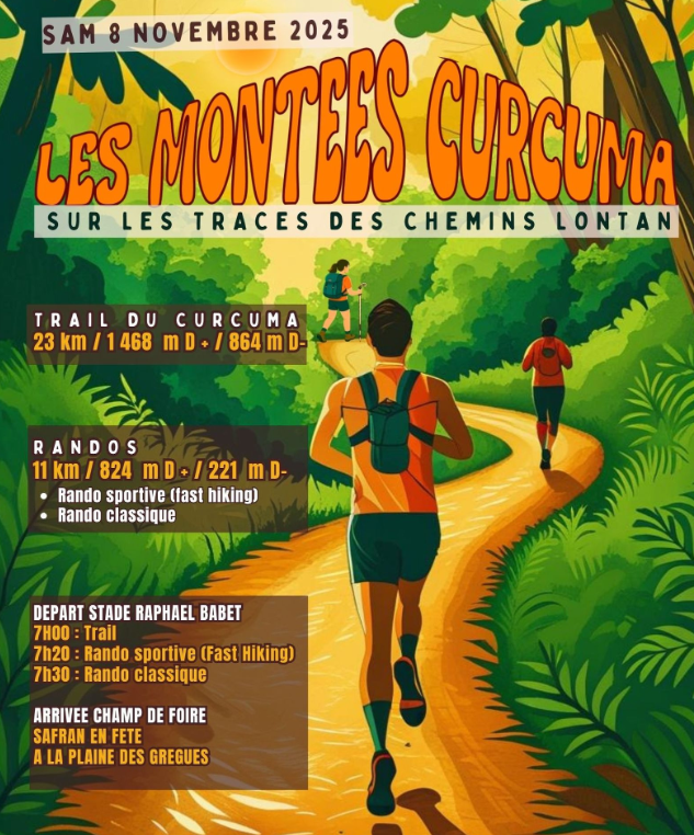 Affiche LES MONTÉES CURCUMA 2025