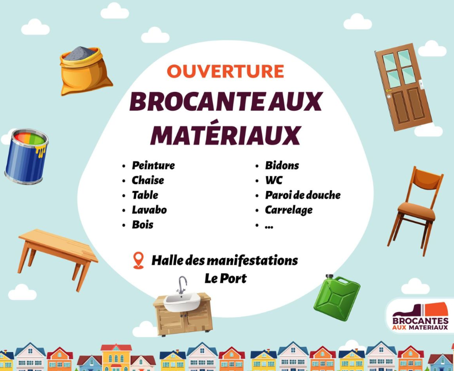 BROCANTE AUX MATÉRIAUX 