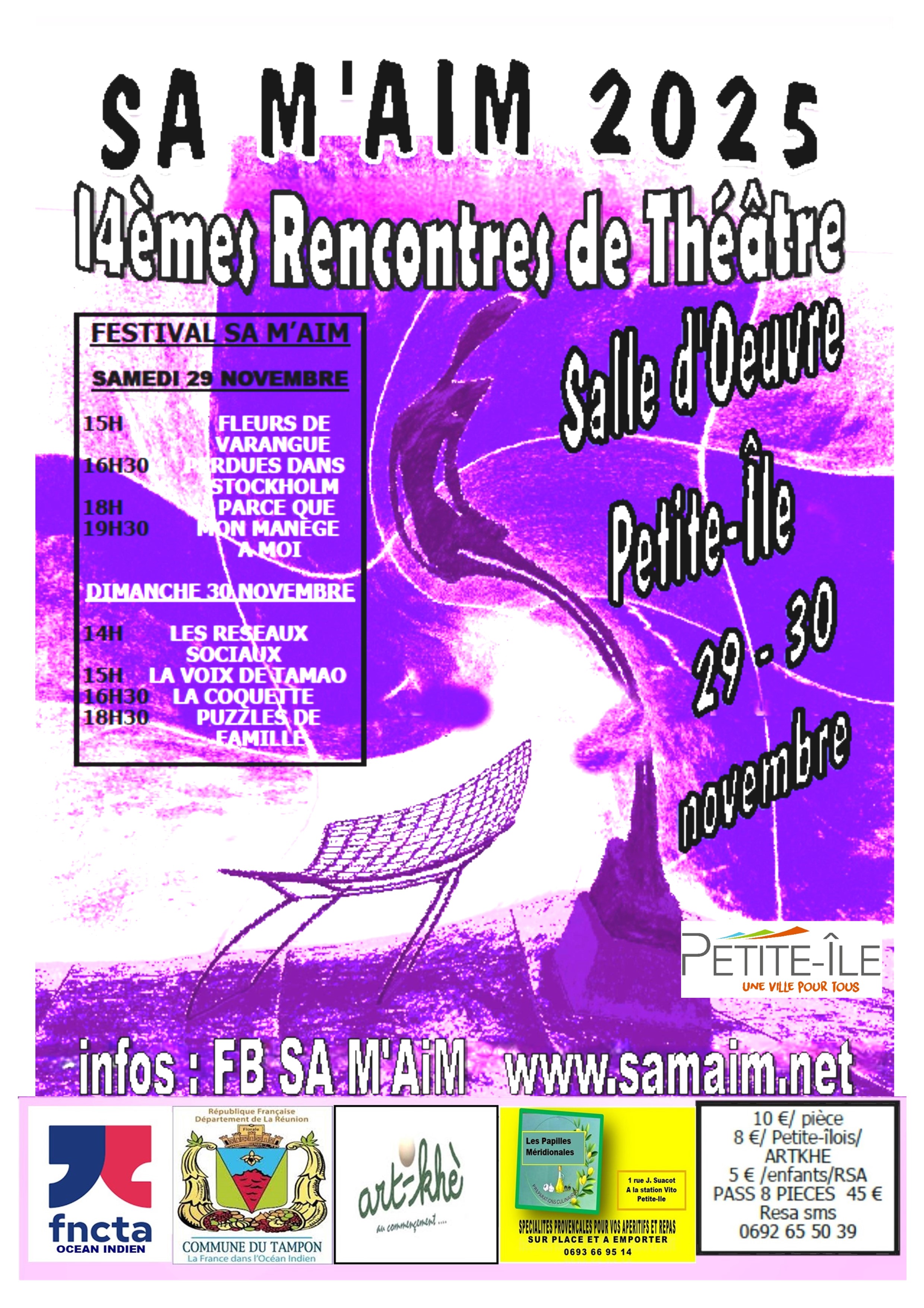 SA M'AIM 2025 – 14ÈMES RENCONTRES DE THÉÂTRE