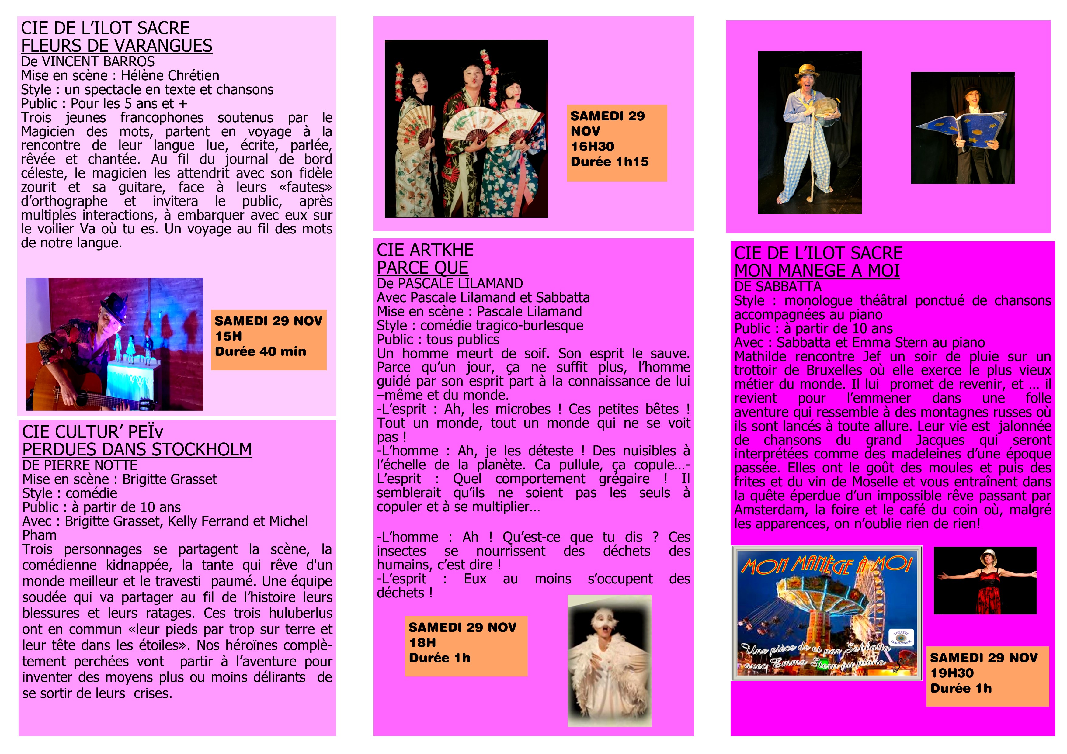 Affiche SA M'AIM 2025 – 14ÈMES RENCONTRES DE THÉÂTRE