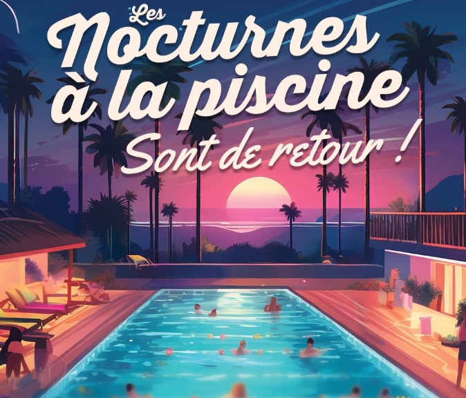 PISCINE NOCTURNE À SAINT-PAUL
