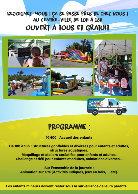 Affiche CARAVANE DE L'ANIMATION