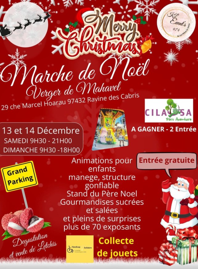 MARCHÉ DE NOËL AU VERGER DE MAHAVEL