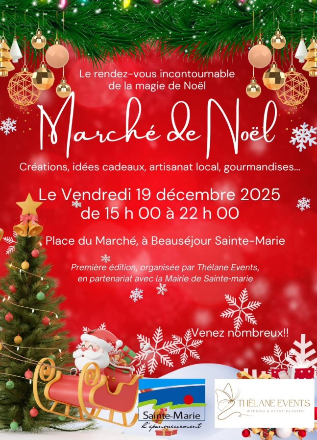 MARCHÉ DE NOËL À SAINTE-MARIE