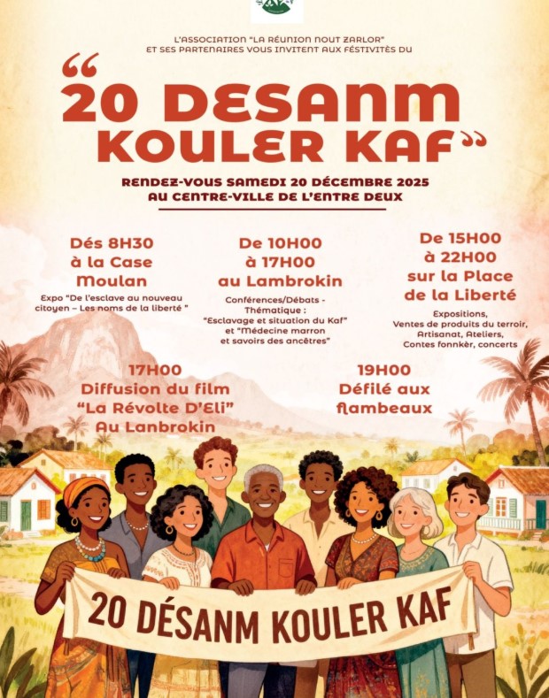 20 DÉSANM KOULER KAF À L'ENTRE-DEUX
