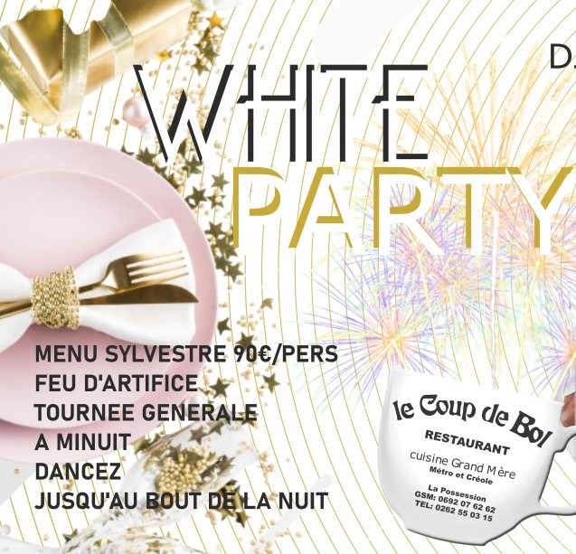 Affiche SAINT-SYLVESTRE WHITE PARTY