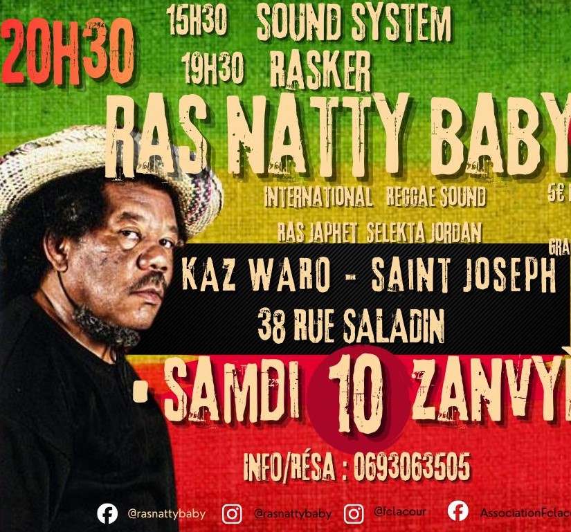 Ras natty baby en live 