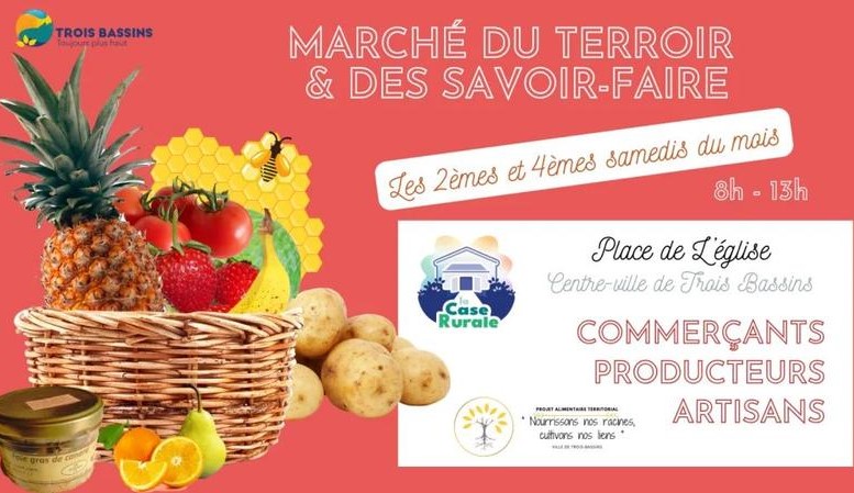Affiche Marché du terroir et des savoir-faire