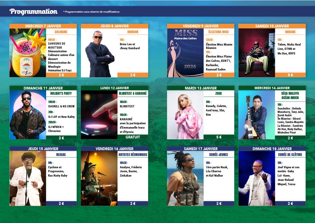 Affiche Miel vert 2026