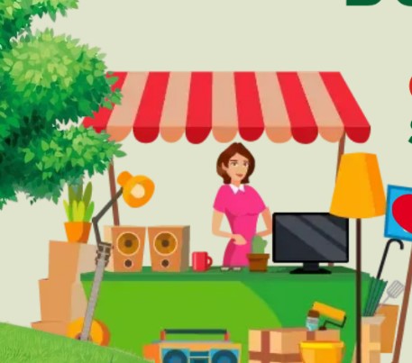 Affiche Brocante du port