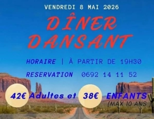 Dîner dansant au lagon bleu